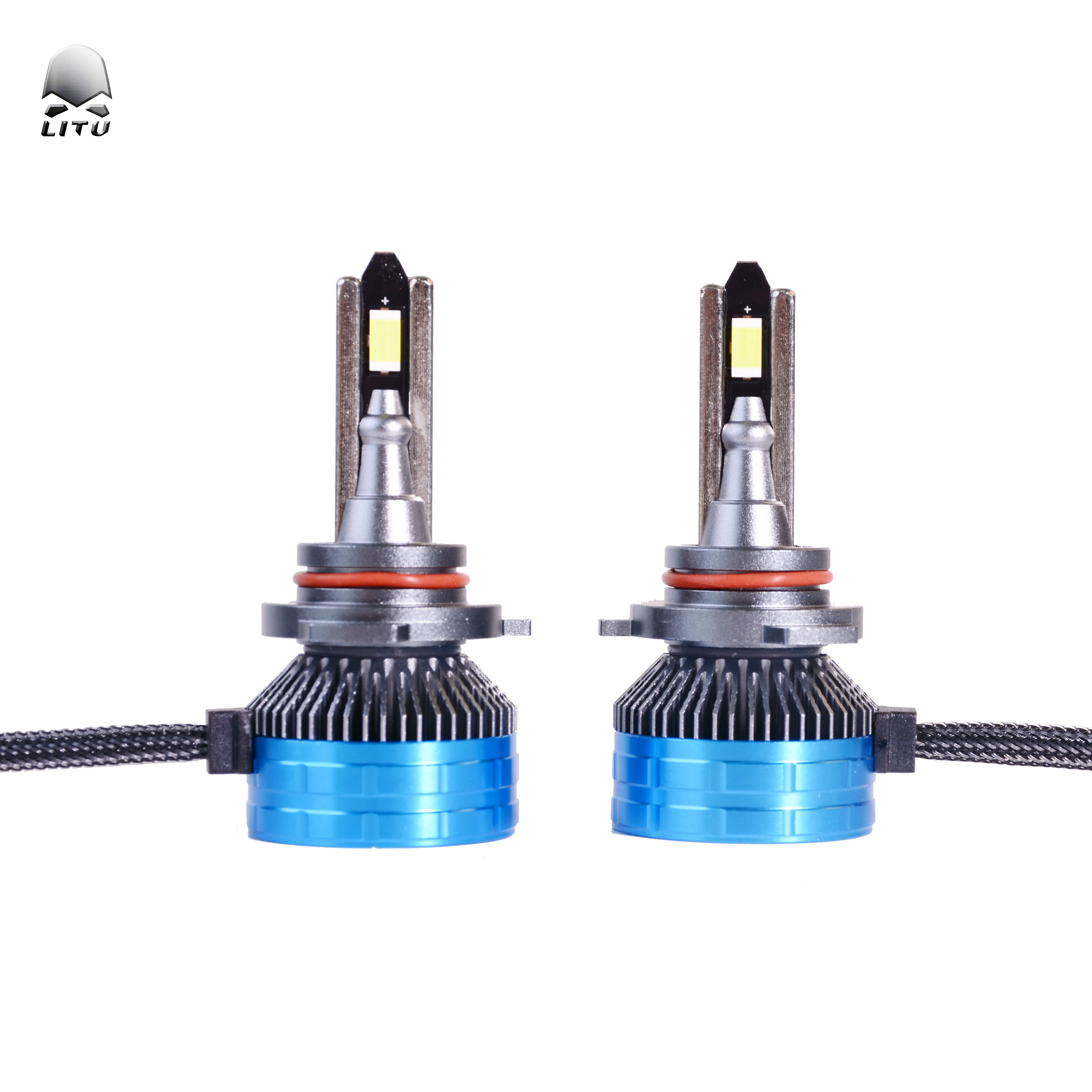Car Headlight Auto 90w Led Headlight H1 H3 9000lm Headlight 6000k Led H4 H11 9005 9006 9012 H7 Bulb Led vehicle accessories