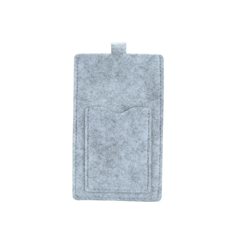 Hot selling felt handmade waterproof multifunctional mobile phone bag felt cellphone pouch