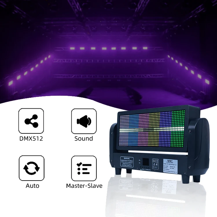 864Rgbw Events Decor Equipment Strobe Moving Head Strobe Luces Para Discoteca Dmx Ip20 Led Stage Lights