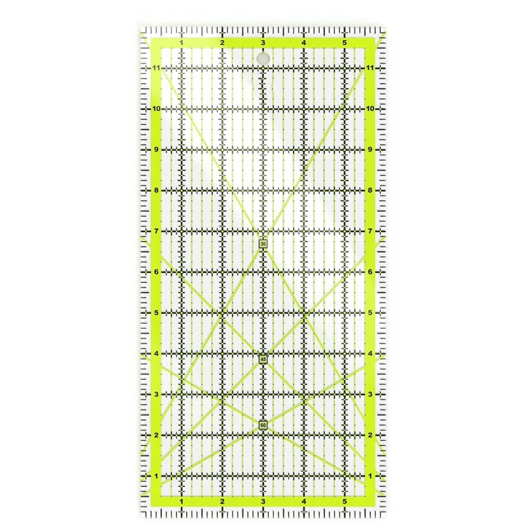 3 мм толщиной PMMA Ткань линейка для нарезки соломкой 5