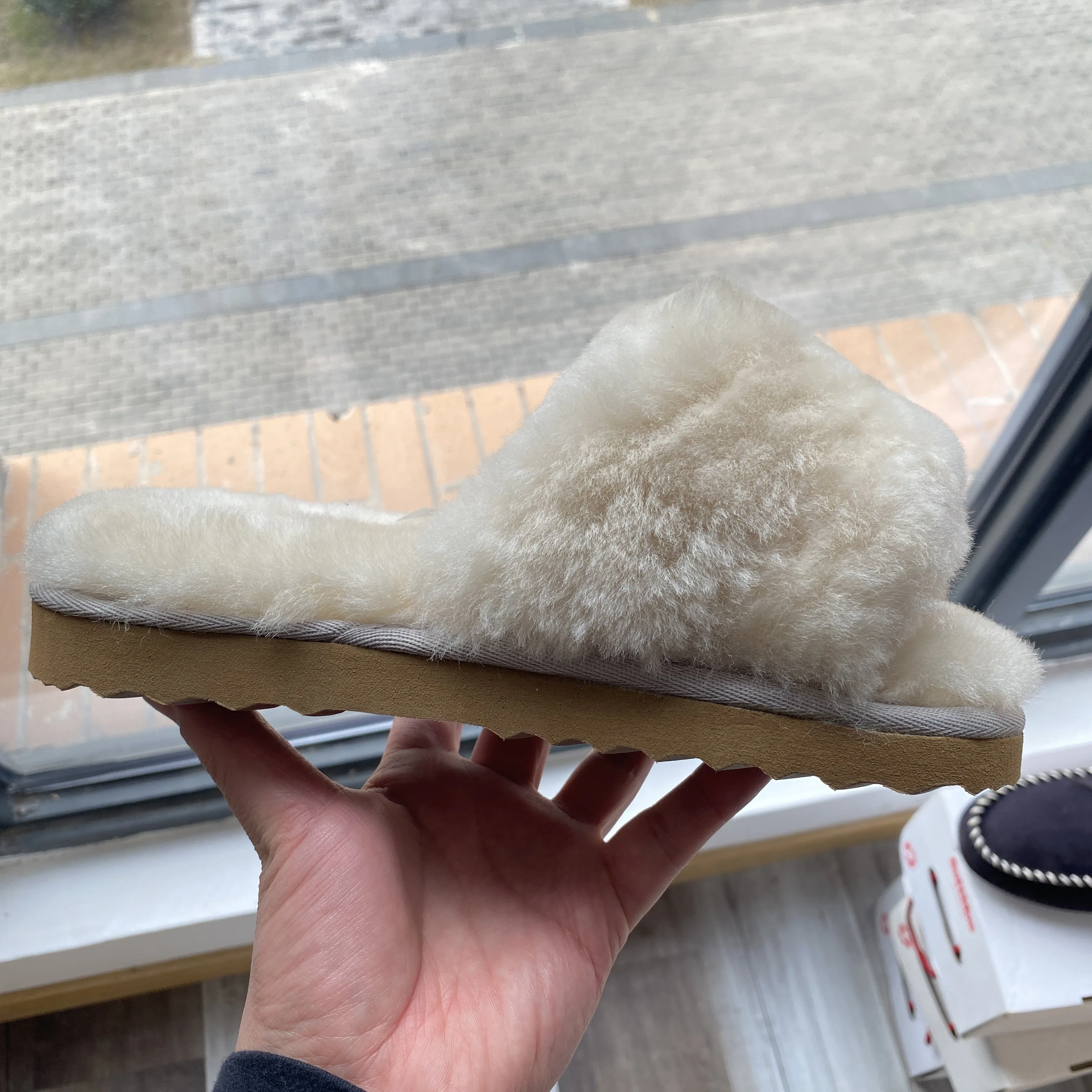 wholesale custom logo faux fur home slippers multi color indoor winter& autumn furry slides