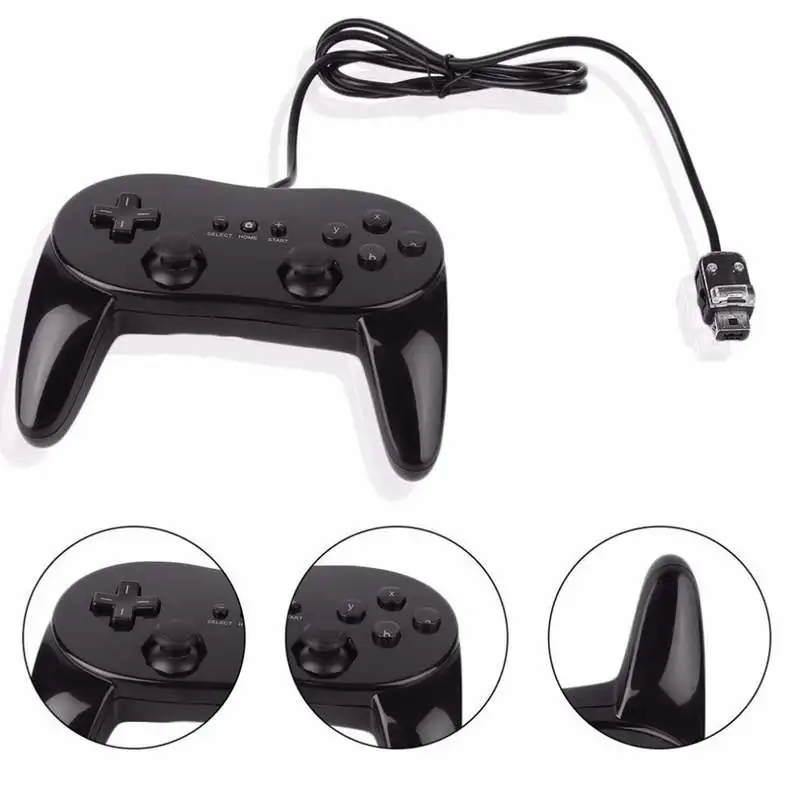Control for Wii Classic Wired Game Controller Pro Remote Gamepad For Nintendo Wii Controller