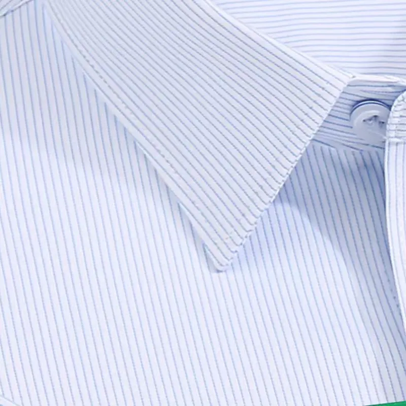 Drop shipping non-iron oxford spinning Bamboo fiber shirt long sleeve simple solid colour business formal mens shirt