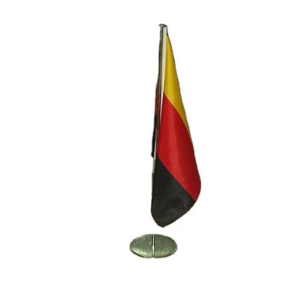 desktop flagpole flag holder Small Mini Set with Stand Base 14*21 decoration Table custom Desktop office Flag