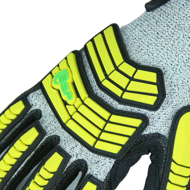 Blue Shield Anti Impact Cut Resistant Gloves Cut Level 4 Impact Resistant HPPE Gloves