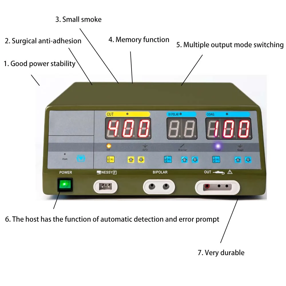 Very Cheap 400 Watt High Frequency Surgical Electrocautery Machine Portable Price