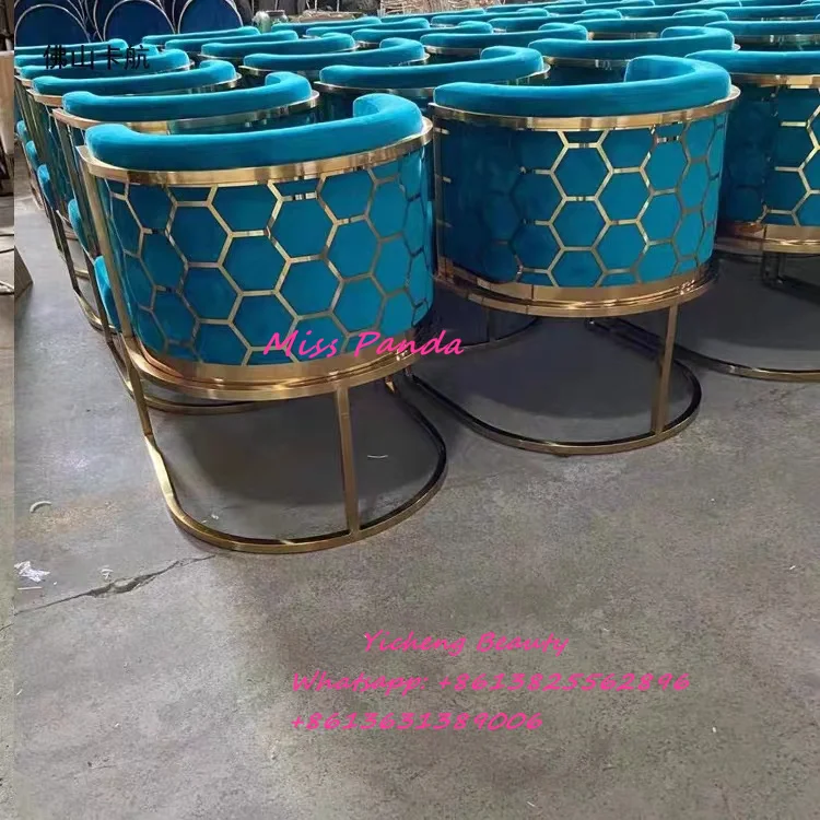 Yicheng beauty factory wholesales sofa chair modern design air leather sofa chairs modern waiting area chairs from China