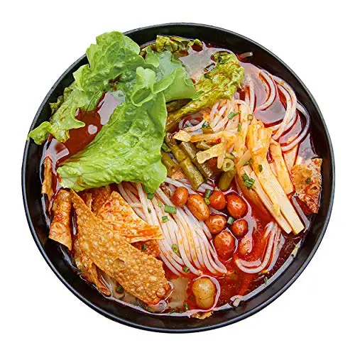 Оптовая продажа, 330 г, вкусная лапша быстрого приготовления Лю Чжоу, без водороса, нежареная импортерная рисовая лапша, Пряная лапша быстрого приготовления