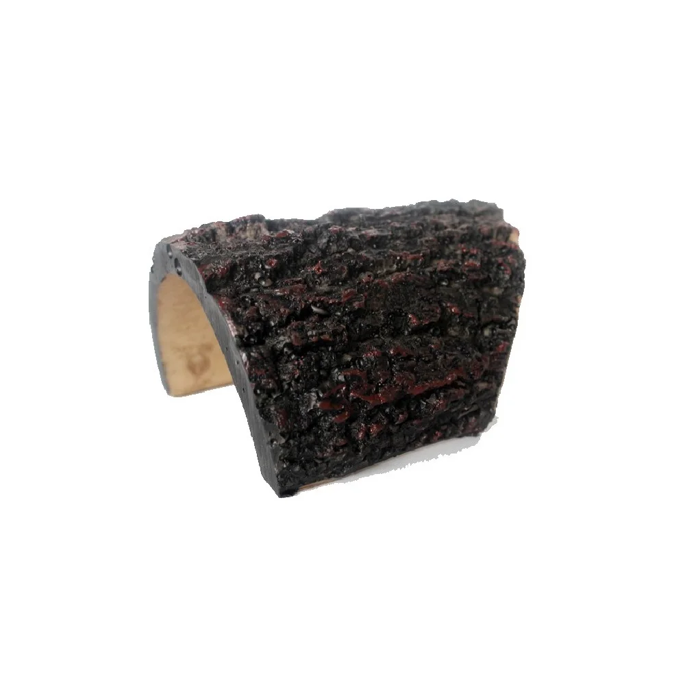 NOMOYPET High Quality Small Size Resin Tree Hole Reptile Hide Shelter for Lizard Chameleon Hamster