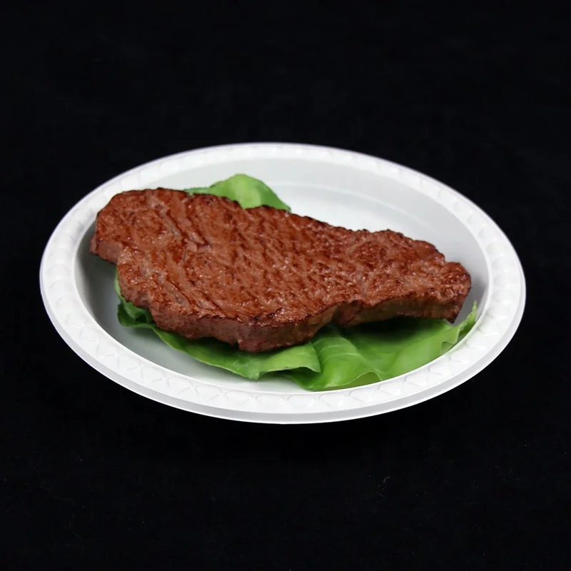 Wholesale  8 9 10 inch Round cornstarch plate Disposable Corn Starch Biodegradable Plastic Plates