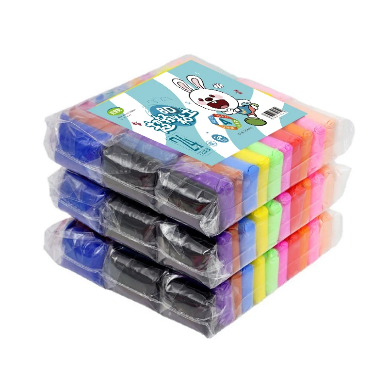 1kg/bag Play Dough Colorful Ultralight Plastic Clay For Preschool Education And DIY Crafts play dough set kids