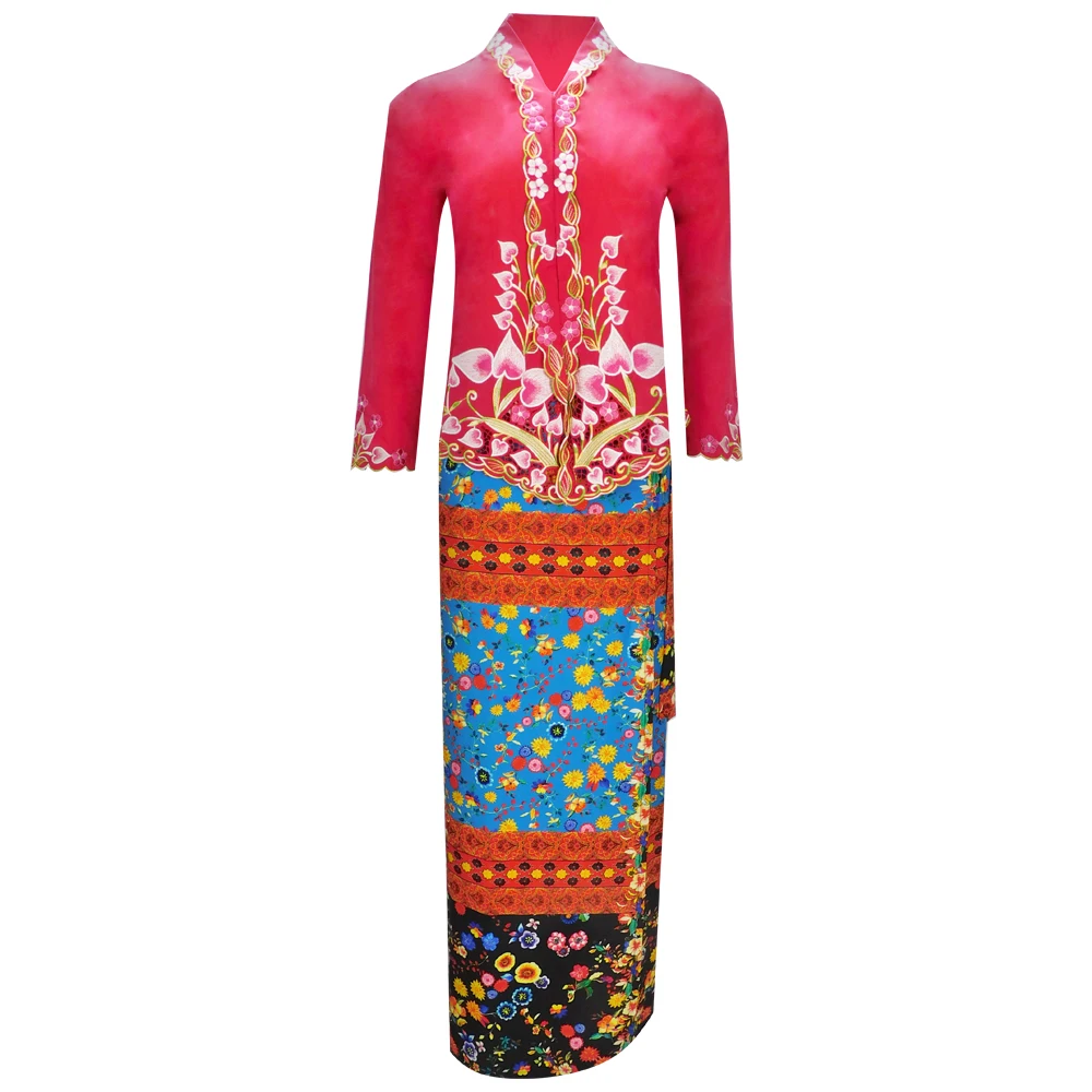 
2021 Wholesale Clothing Manufacturers Fashion Design Malaysia Dress Kebaya 