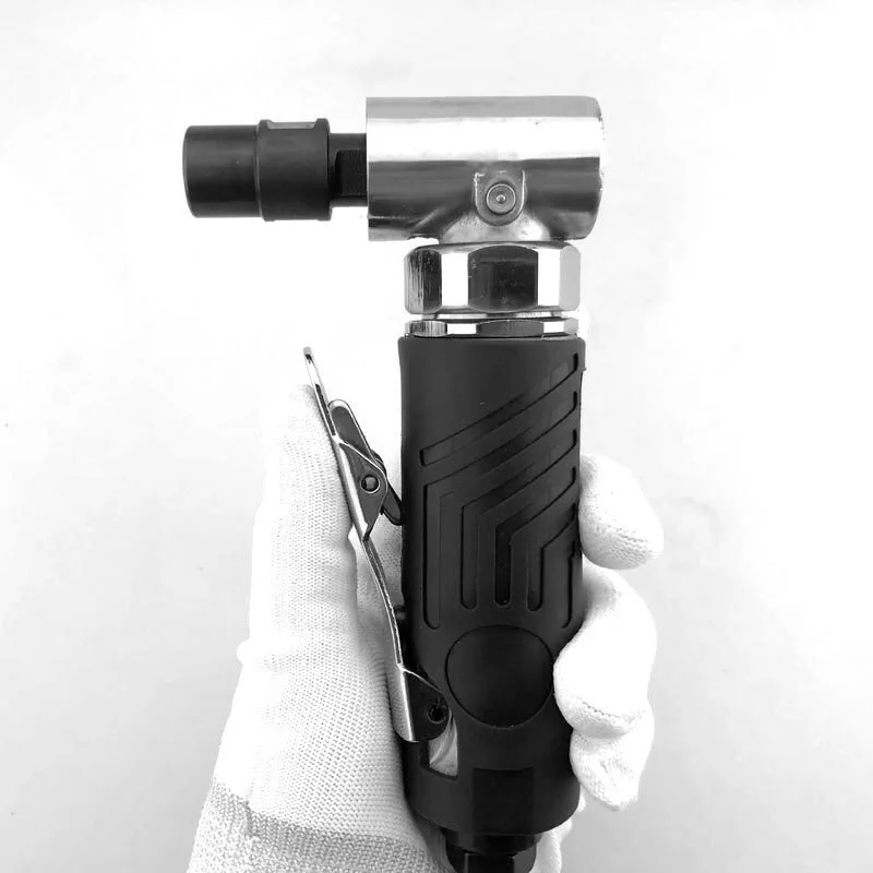 Compact pneumatic 3mm & 6mm collet  mini air  angle die grinder compact  90 angled head for reaching tight areas