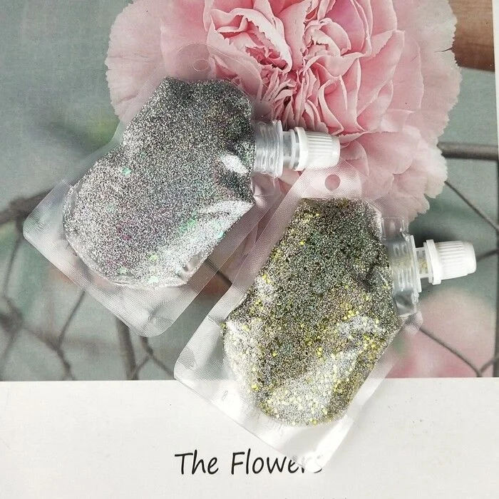 
No Logo Makeup Cosmetics 8 Colors Wholesale Vegan Cruelty Free Private Label Glitter Eyeshadow Glitter Gel 