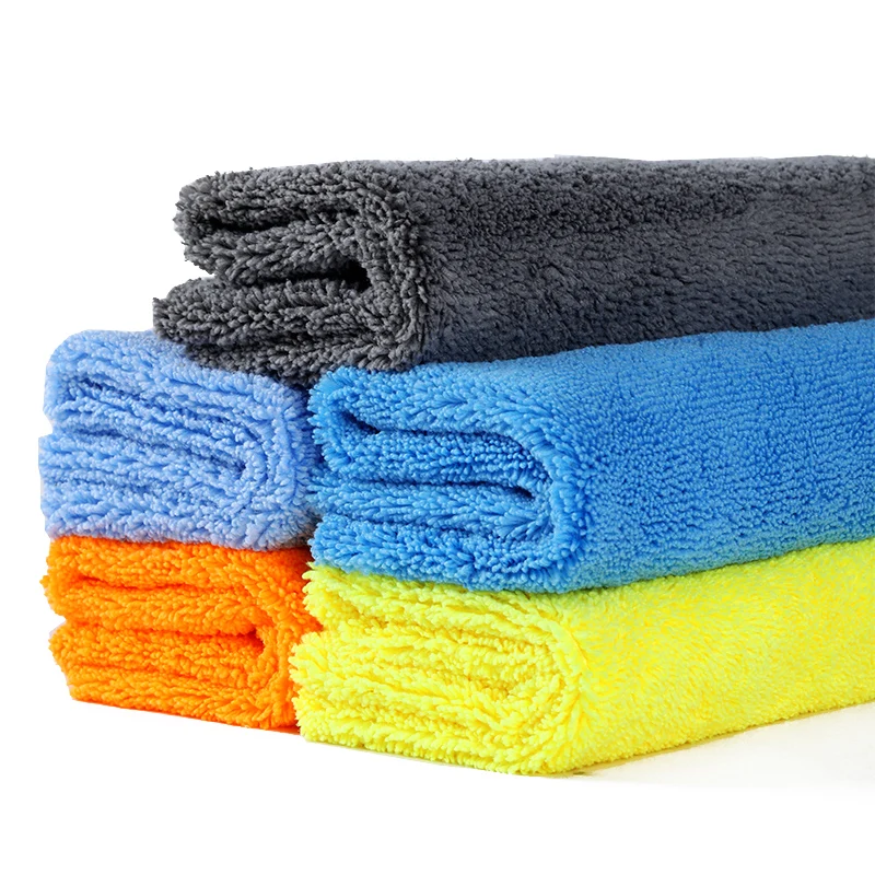 wholesale for 350gsm-400gsm microfiber car cleaning polishing wash cloths for racing car polishing and waxing use 40*40cm