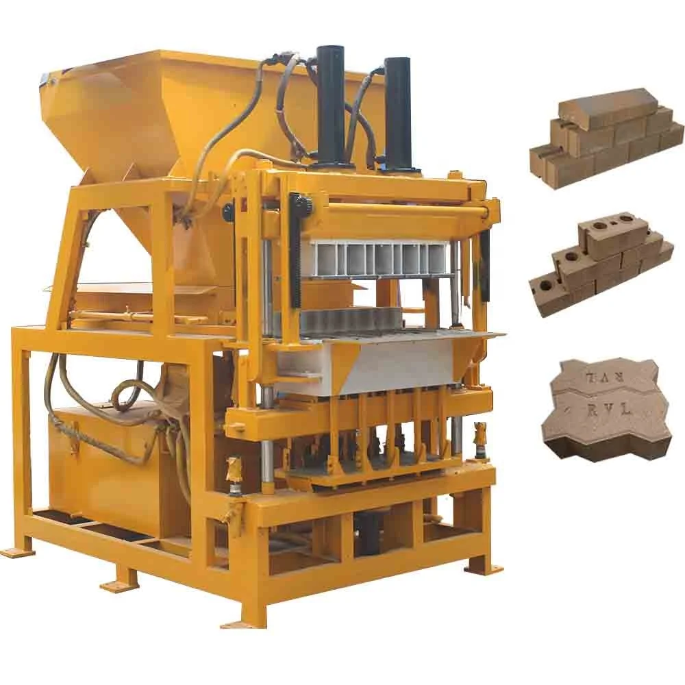 WT5-10 interlocking brick machine hydraulic press clay brick machine making compressed earth blocks machines