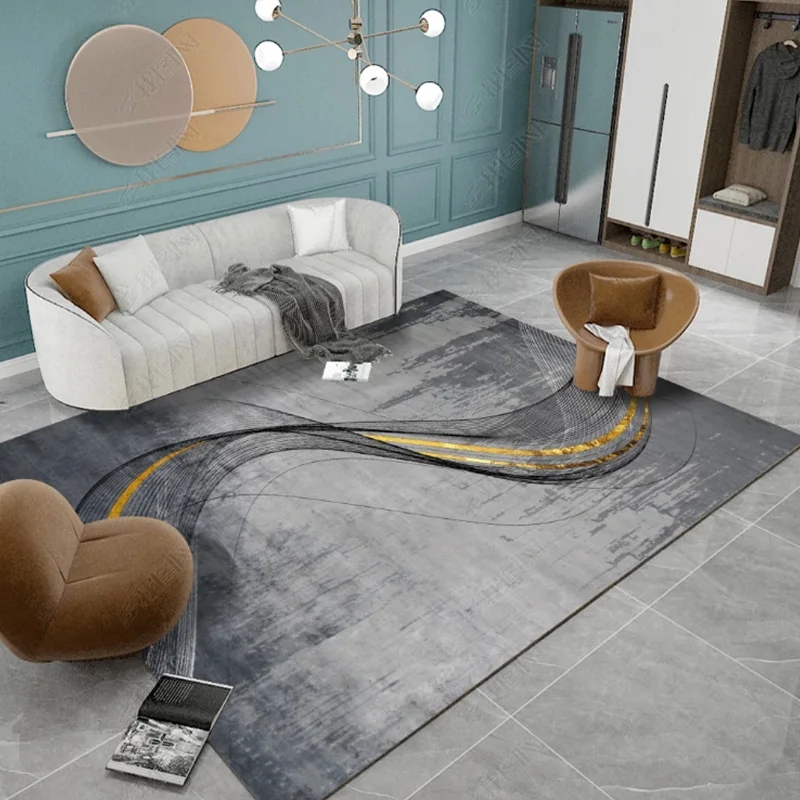 nordic minimalist living room carpet geometric abstract modern home bedroom carpet comfortable bedroom carpet