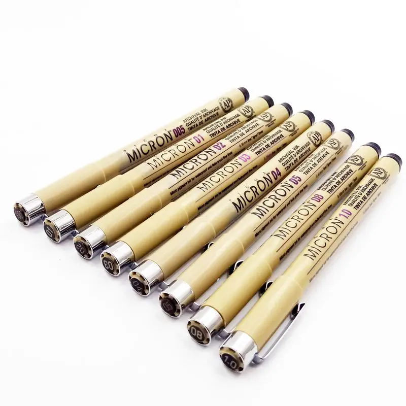 Hot Selling Sakura Black Colour Professional Micro Pen Drawing Needle Pen  Markers For Sketching