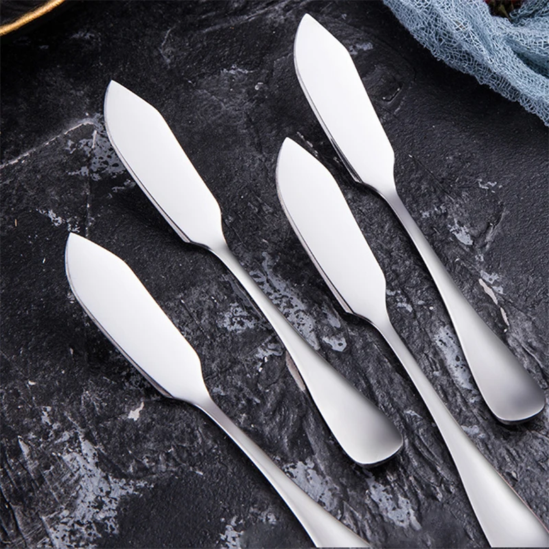 Classic Silver Metal Stainless Steel #410 Cutlery Peanut Butter or Cheese Knife Spreader
