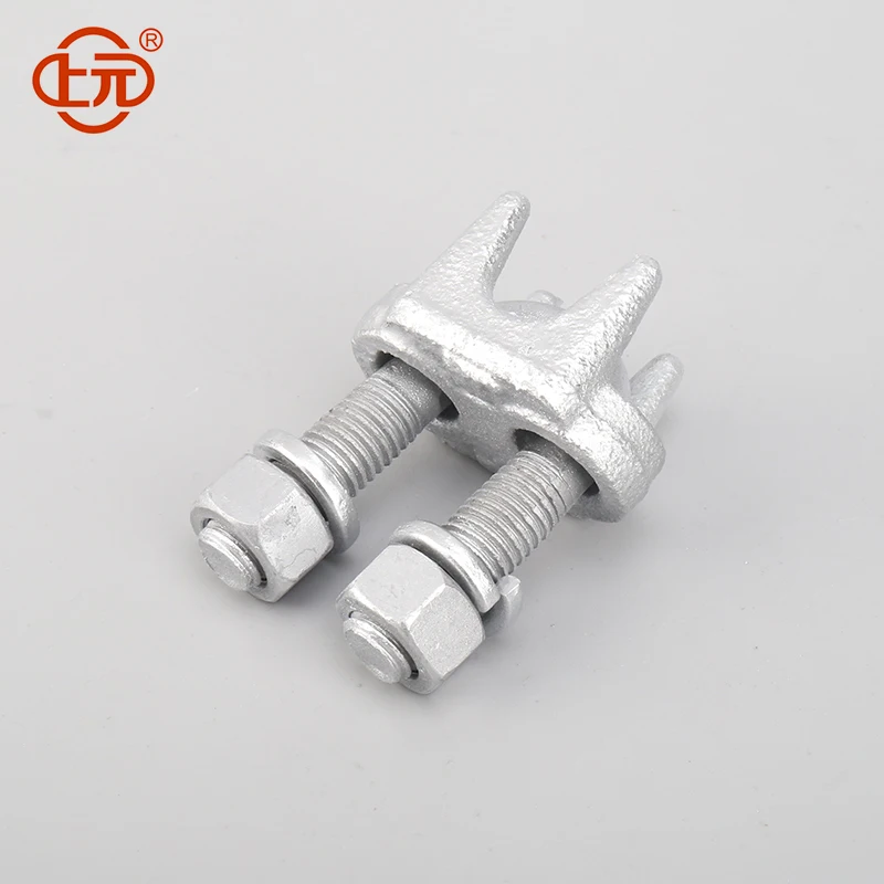 Stainless Steel Cable Clamp with Nylon Rope Clamp Wire Clips in Metric System