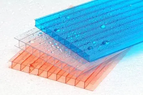 Clear Polycarbonate Hollow Sheet for roofing
