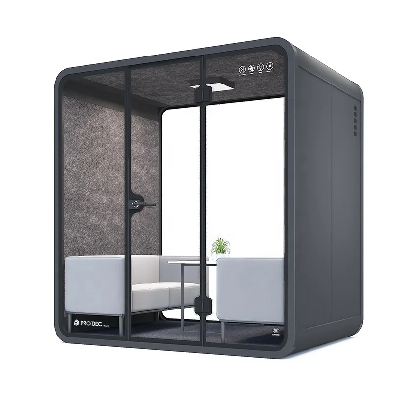 Prodec Acoustic: Mobile Product Studio Booth for Professionals Soundproof Office Pods Stylish Meeting Spaces