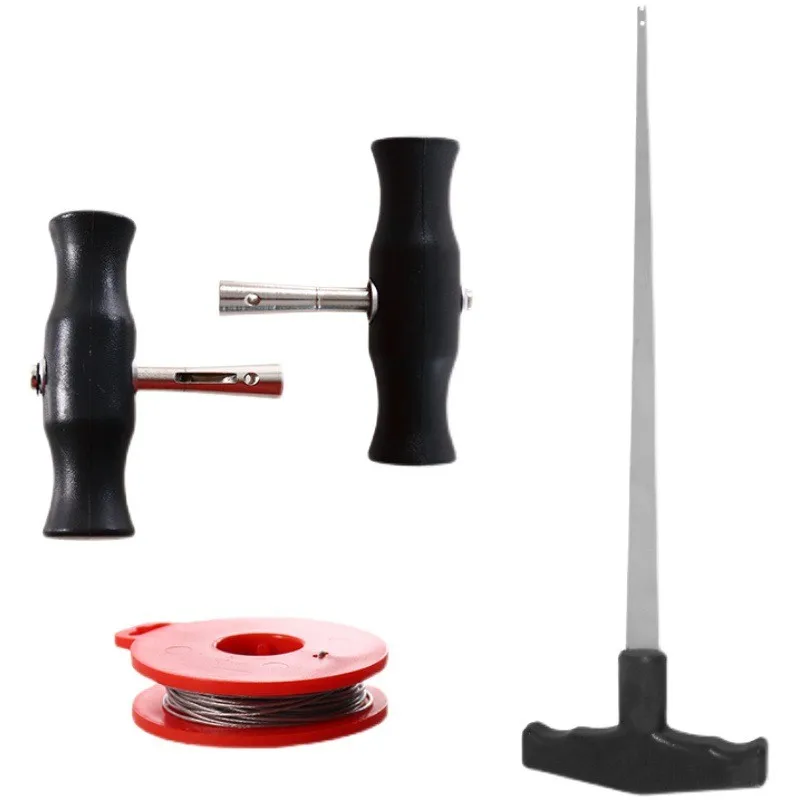 Top Quality 7 pcs Windshield Removal Tools Set/Auto Glass Cut Out Knife with Wire