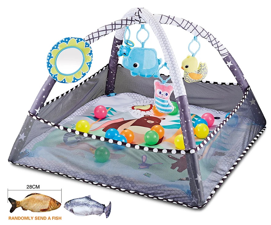 Baby Plat Mat with Ocean Ball Baby GYM Play Toy Baby Activity Toy Play Mat for Kids