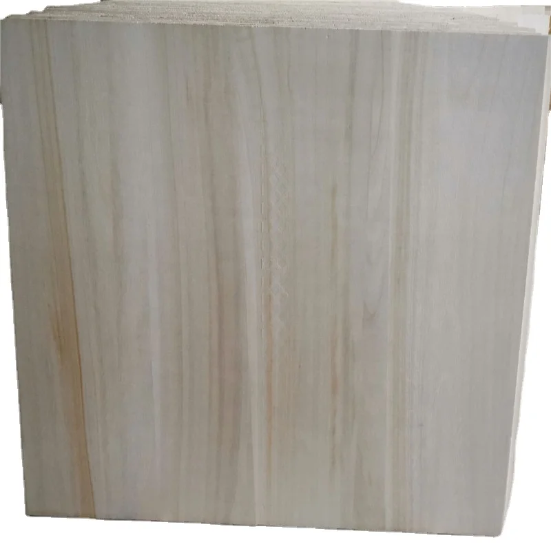High Quality Cheap price kiri wood snowboard Paulownia wood edge glued board for home or construction