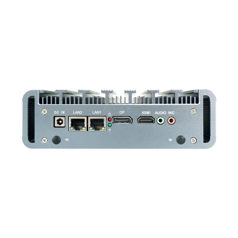 BKHD Core I7-8550U Barebone Dual NIC 4*USB Fanless 4G Customize Desktop Office Linux Win10 Mini Router PC