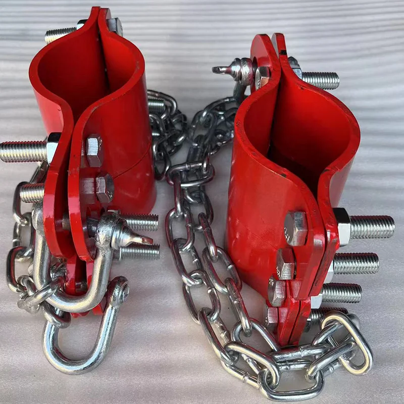 API 16C drilling hose tube safety clamps heavy duty hose clamp hose clip carbon steel clamp chain