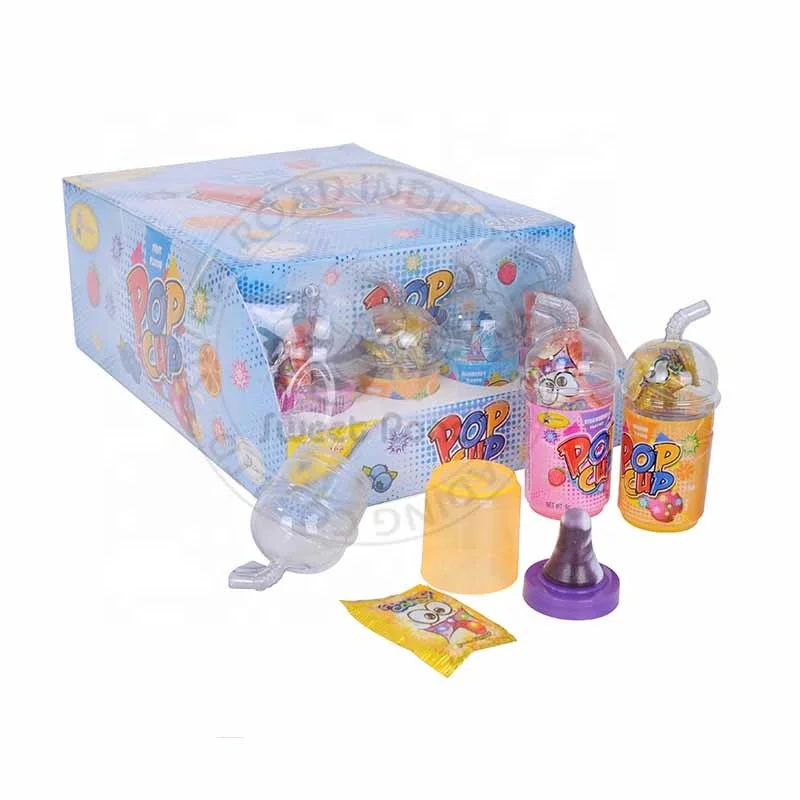 Соломенная чашка волшебный поп конфеты для