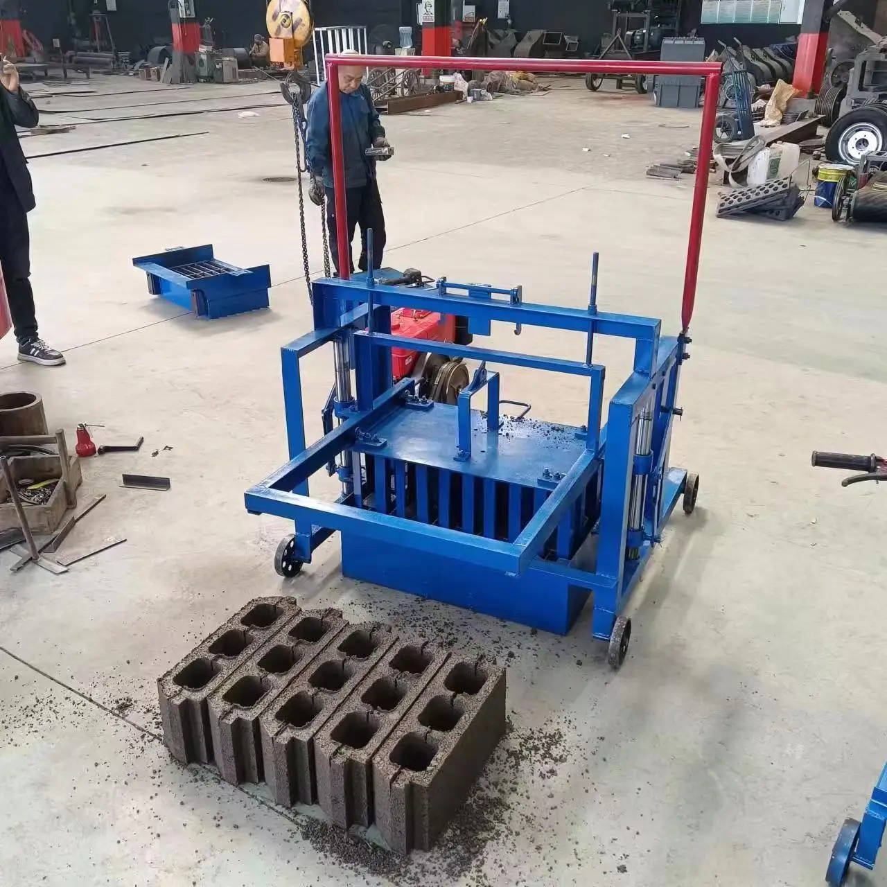 qt5-15   block solid block making machinery paver brick making machine vibrated brick block machine