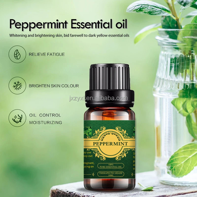 bulk wholesale  refreshing air purifying food grade flavor diffuser massage oil natural pure Peppermint Essential Oil in bulk