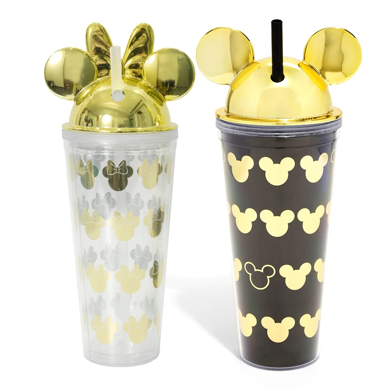 Hot selling BPA-Free Custom Design 22oz Double Wall Plastic Mouse Tumbler Party Double Wall Plastic Tumbler