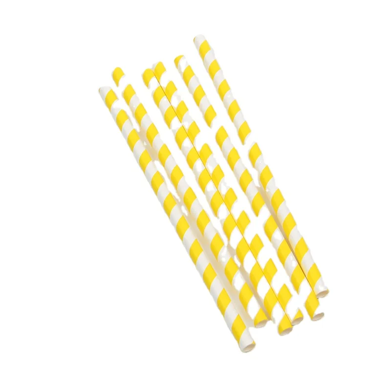 
for party juice bar beverage bendable paper straw for wine cocktail Color Paper drinking Straws wide mouth sharp paper straw 