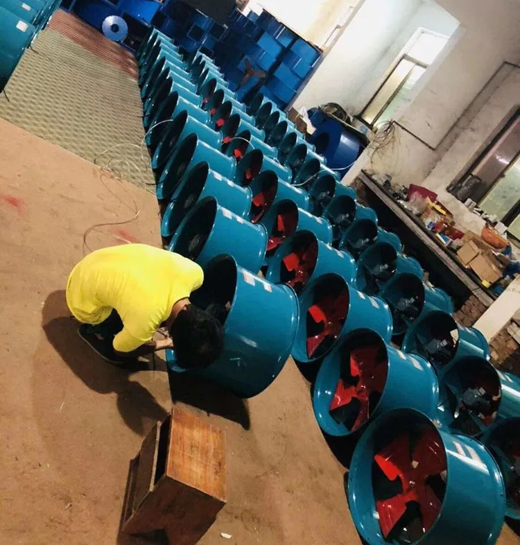 Hot selling fan Industrial ventilation bifurcated fan axial flow fan air extractor for HVAC In Africa