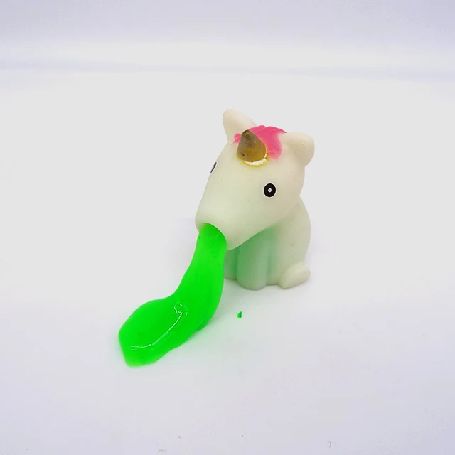 Unicorn Suck And Spit Slime Colorful Pooping Toys Stress Relief Unicorn Slime Mud For Kids