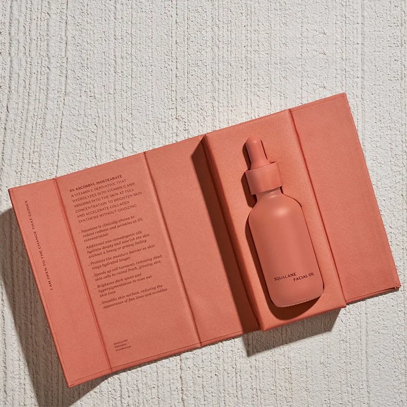 Eco Friendly 30ml Essential Oils Packaging Customized And Logo Printing Folding Paper Box For Perfume