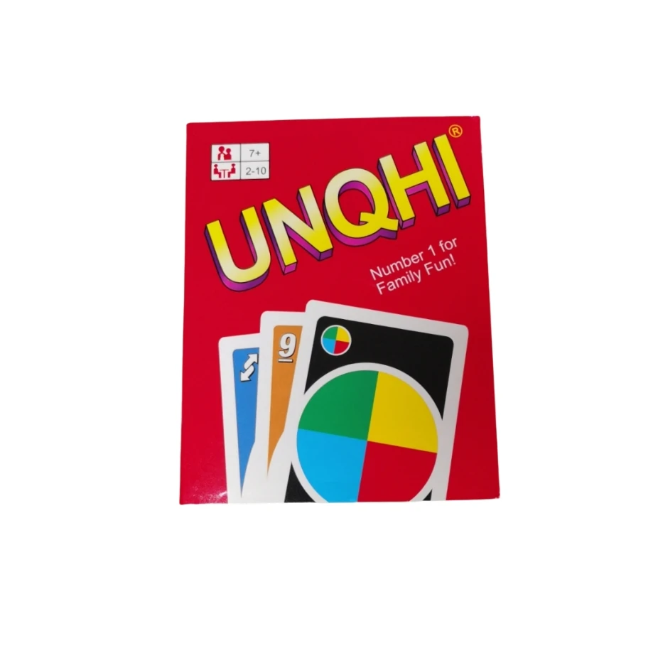 2024 Zealed Hot Sale UNQHI Card Family Funny Entertainment Board Game Cards One Pieces Dragon Balls Flip No Mercy Card Game