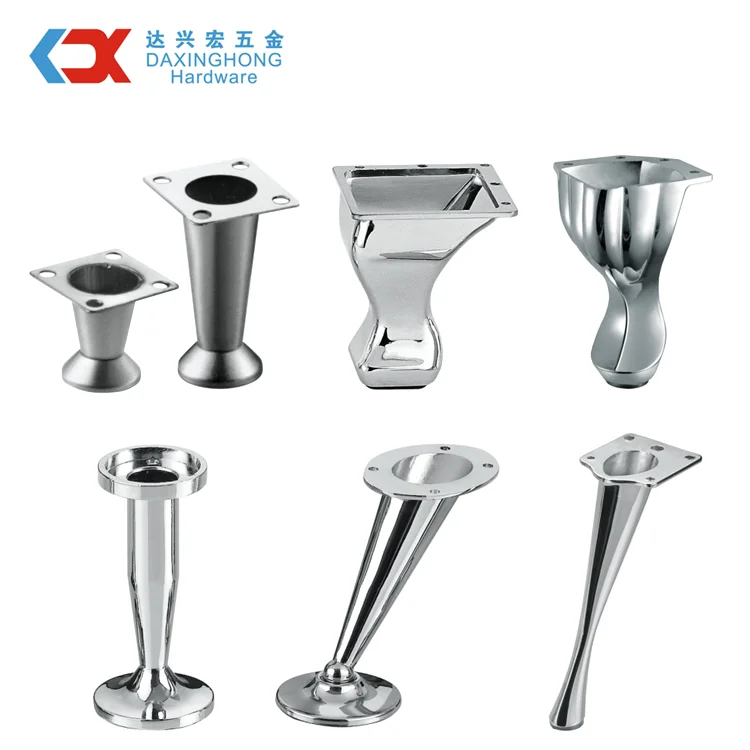 Luxury Design Zinc Alloy Cup Shape Furniture Accessories Polishing Metal Sofa Chair Legs Cabinet Feet for Bed