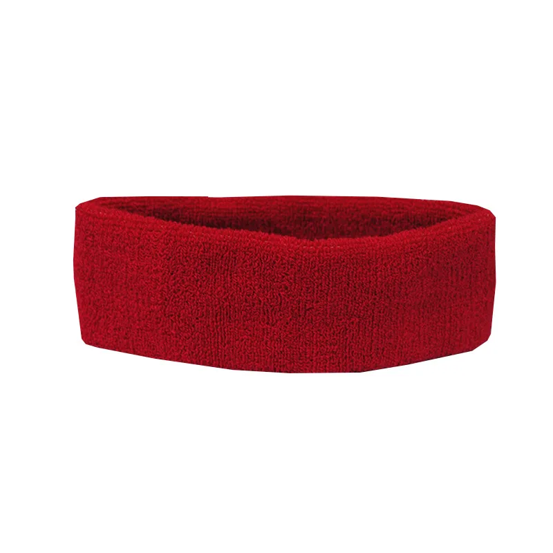 
Wholesale Athletic Sweatband Red Running Sports Workout Headband 
