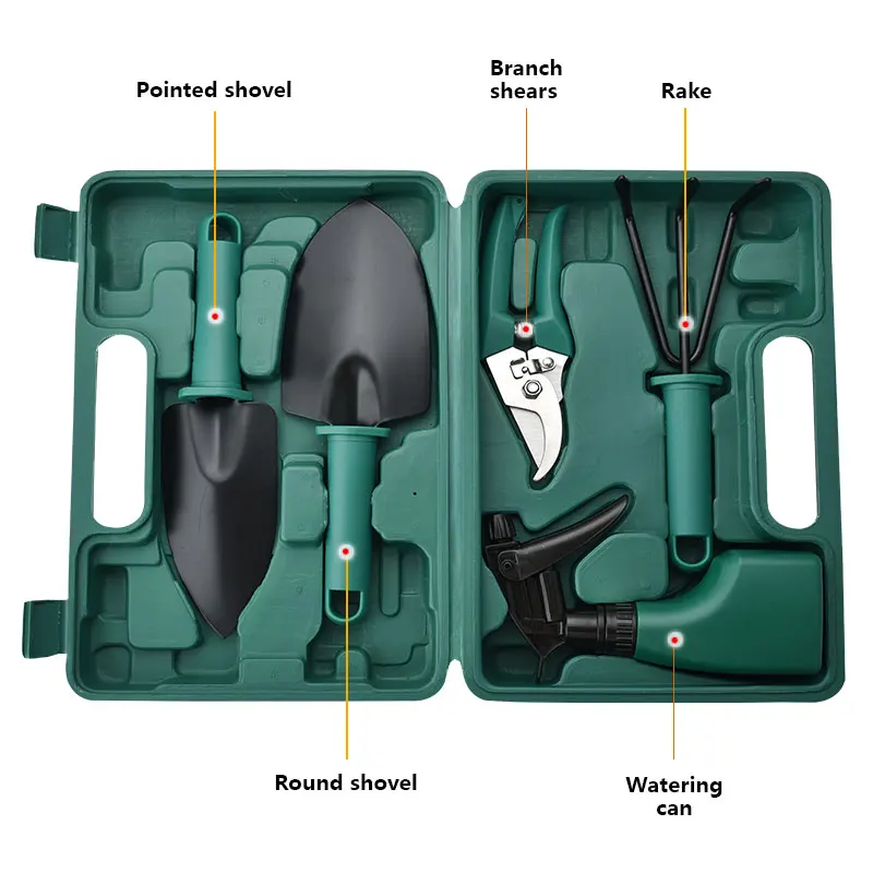 outdoor gardening tools set for household use stainless steel garden hand tool kit