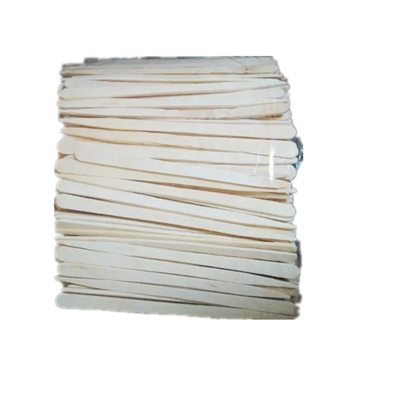 
Biodegradable disposable wooden eyebrow waxing spatula 3.5 inch 100pcs/bag 