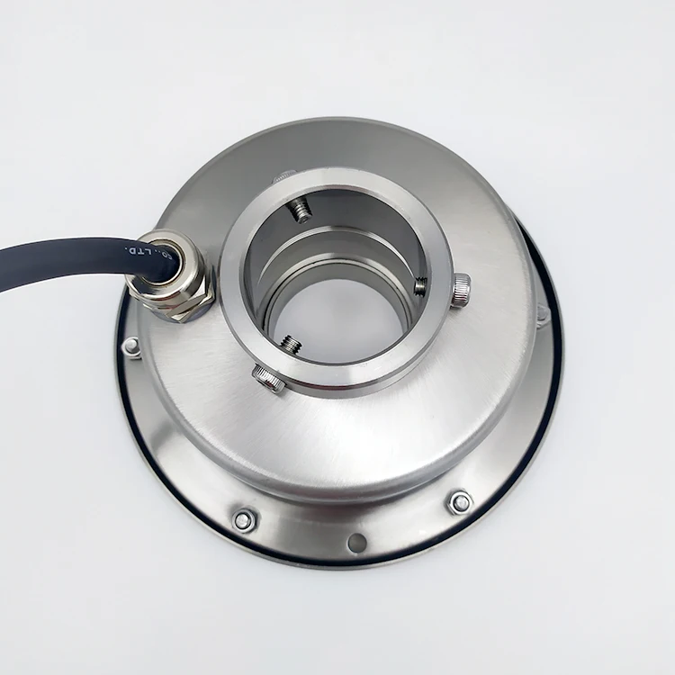 
China supplier dmx control stainless steel 27 watt led rgb fountain ring light ip68 garden 6W waterproof underwater light 