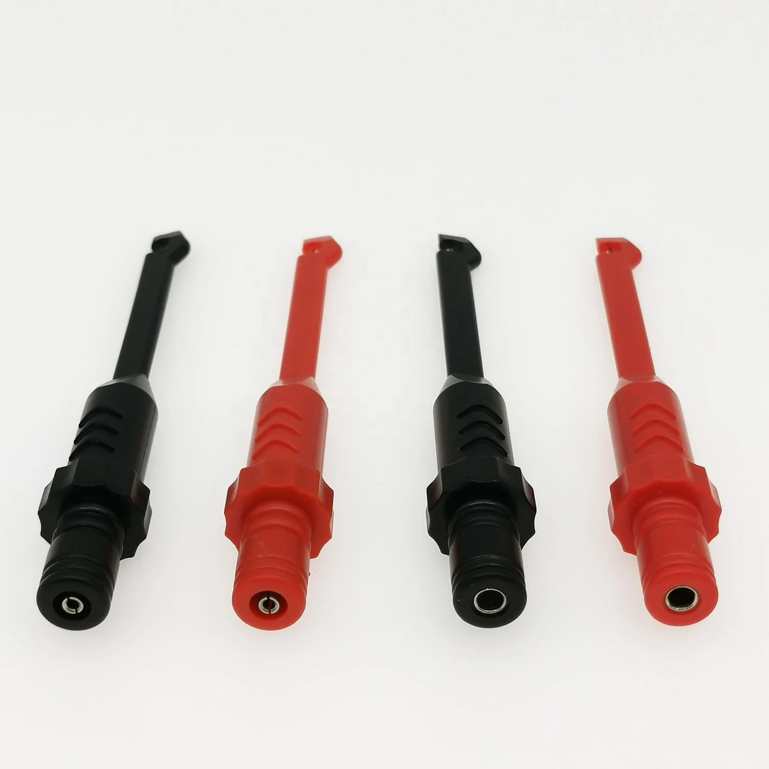 Automotive Insulation Wire Piercing Pin Multimeter 2MM 4mm Banana Plug to Hook Clip Grabber Test Puncture Probe With Lead Cable