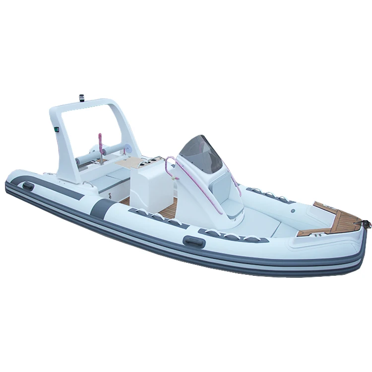 19ft luxury tender yacht 5.8m fishing boat with luxury seat rib 580 with CE certification