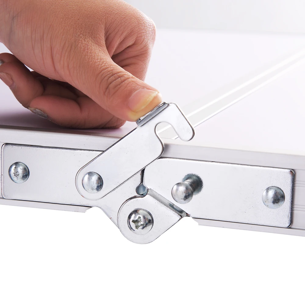 Aluminum Folding Table Chair Set Portable Outdoor Camping BBQ Car Exhibition Market Stall Furniture