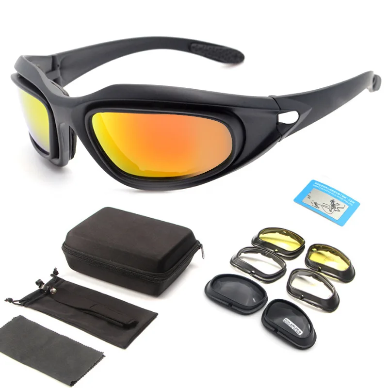 Outdoor Human CS Tactical Riding Hiking Ski Protective Glasses Field Shooting Polarizing Goggles Anti-impact Sports Equipment