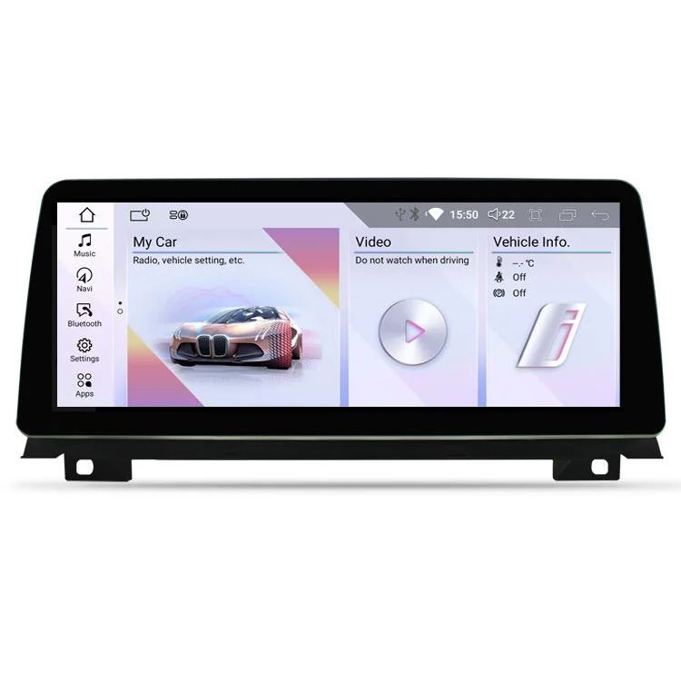 YZG 12.3 Inch Car DVD Player 8 Core 8+64GB Upgrade Screen Android Multimedia Player For BMW 7 Series F01 F02 2009 2012 2015